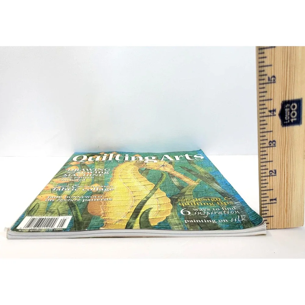 Quilting Arts Magazine April/May‎ 2007 Issue 26 Quilting Sewing Art (No Pattern)